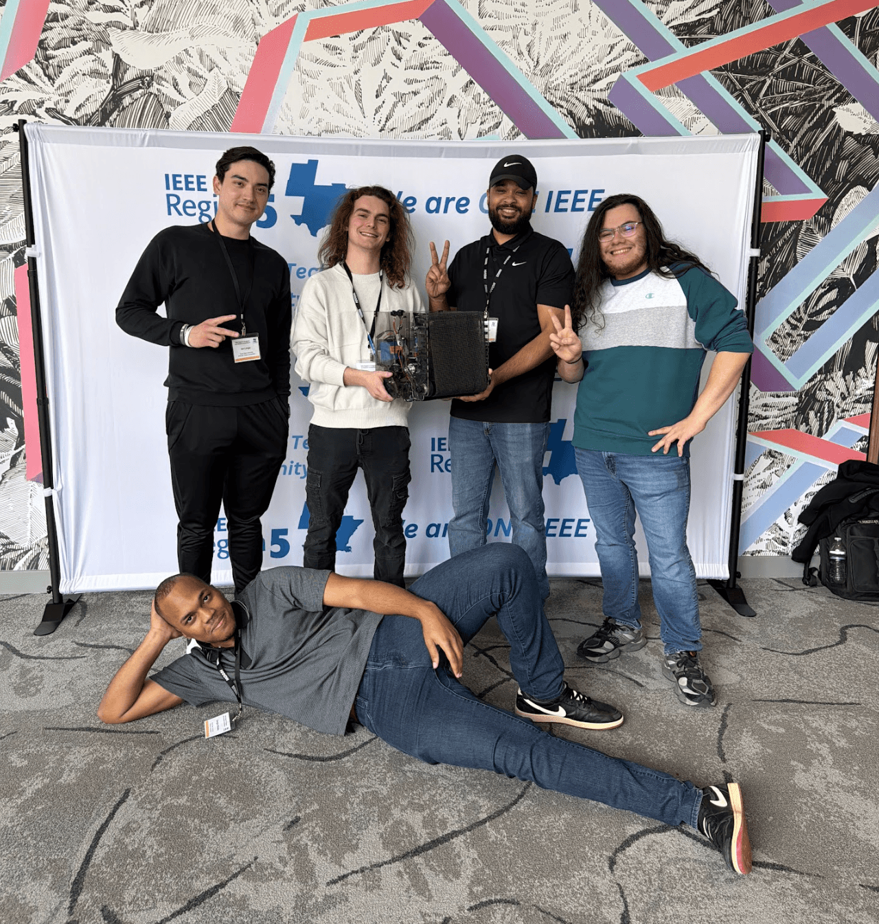 IEEE R5 Pico Robot Team Photo